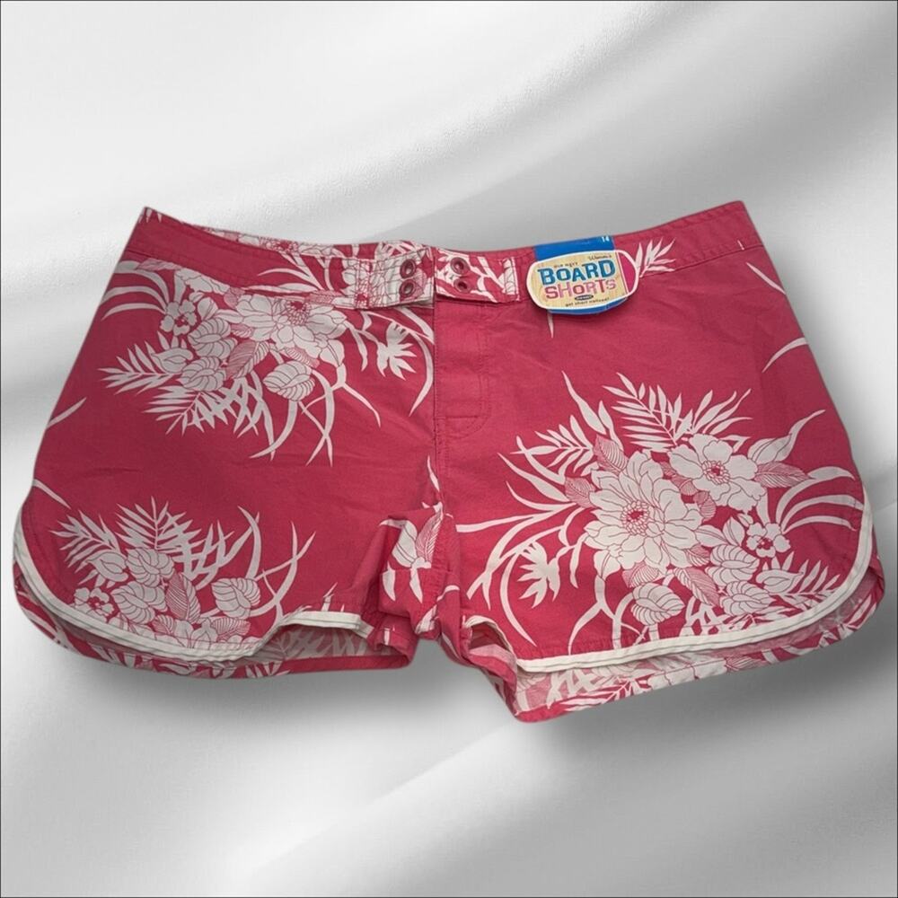 OLD NAVY Women’s 14 Pink Floral BOARD SHORTS